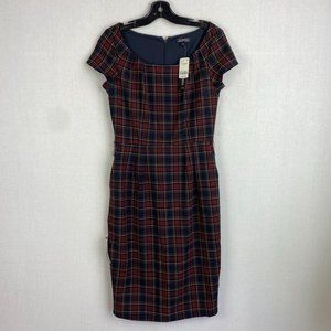 LE CHATEAU Plaid Stretchy Dress NWT